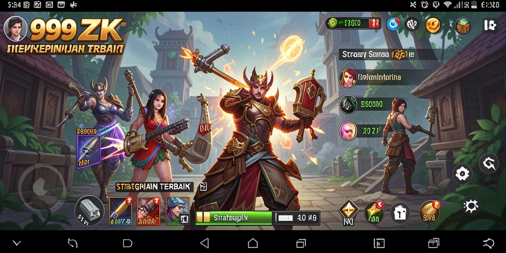 Tampilan gameplay SLG yang menarik dan interaktif di 999ZK.