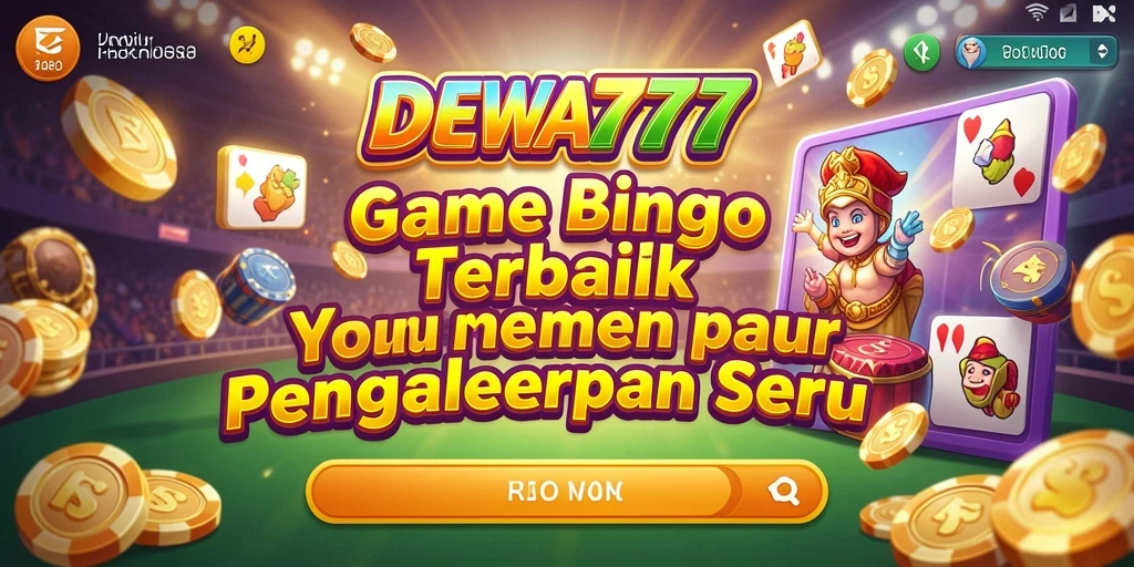 Tampilan seru gameplay Bingo di DEWA777.