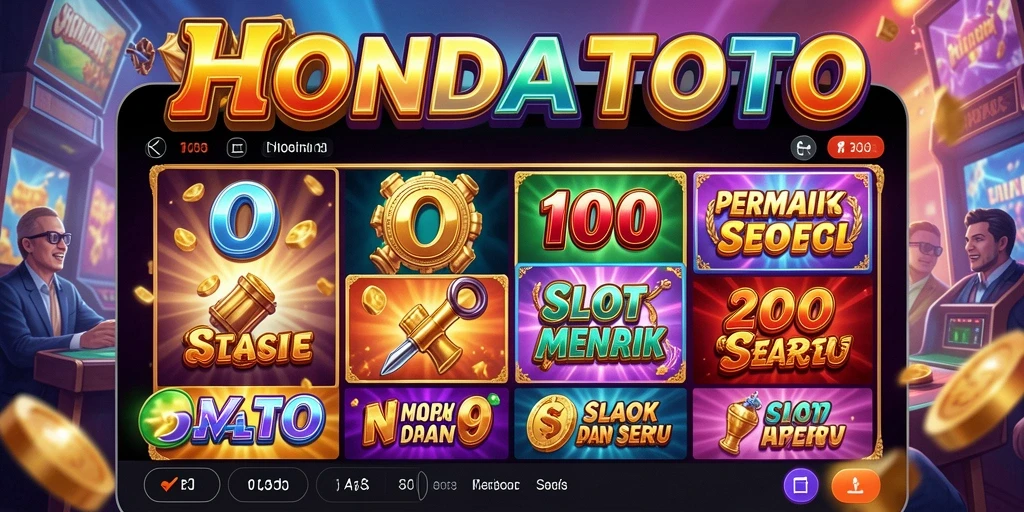 Screenshot HONDATOTO menampilkan gameplay Slot yang dinamis dan menarik.