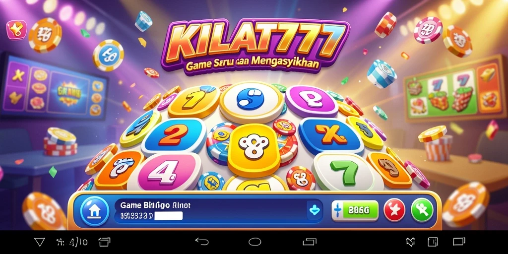 Screenshot gameplay KILAT777 menampilkan suasana Bingo yang seru.