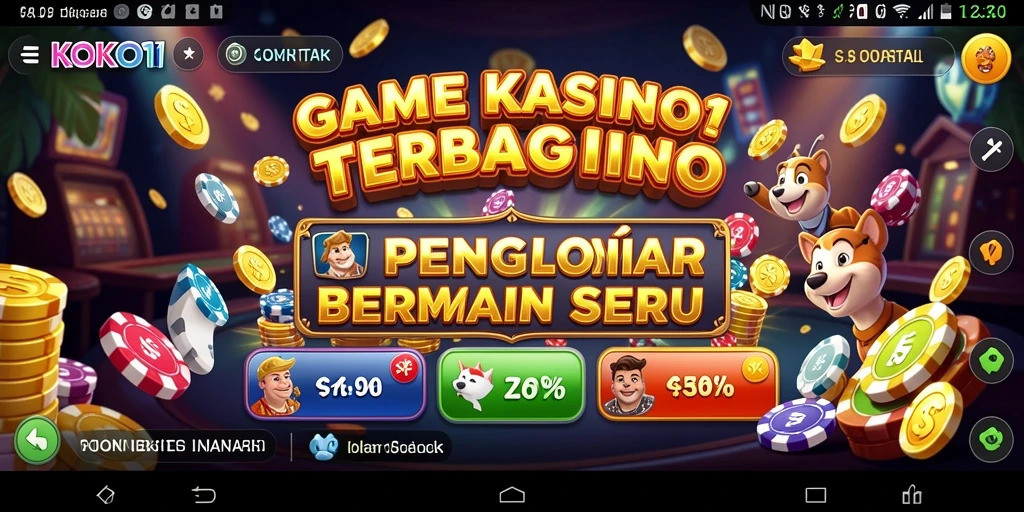 Tampilan gameplay Kasino yang menarik dan seru di KOKO11.