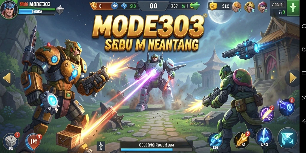 Gameplay menarik dalam MODE303 dengan berbagai taktik dan strategi.