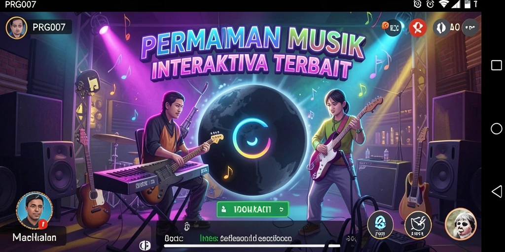 Tampilan gameplay PRG007 yang interaktif dan menarik.