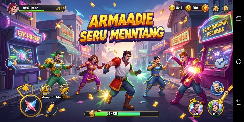 Tampilan gameplay RK88 dengan grafis menawan dan aksi seru.