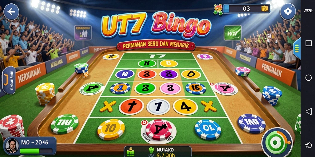 Tampilan gameplay UT77 yang seru dalam permainan Bingo.