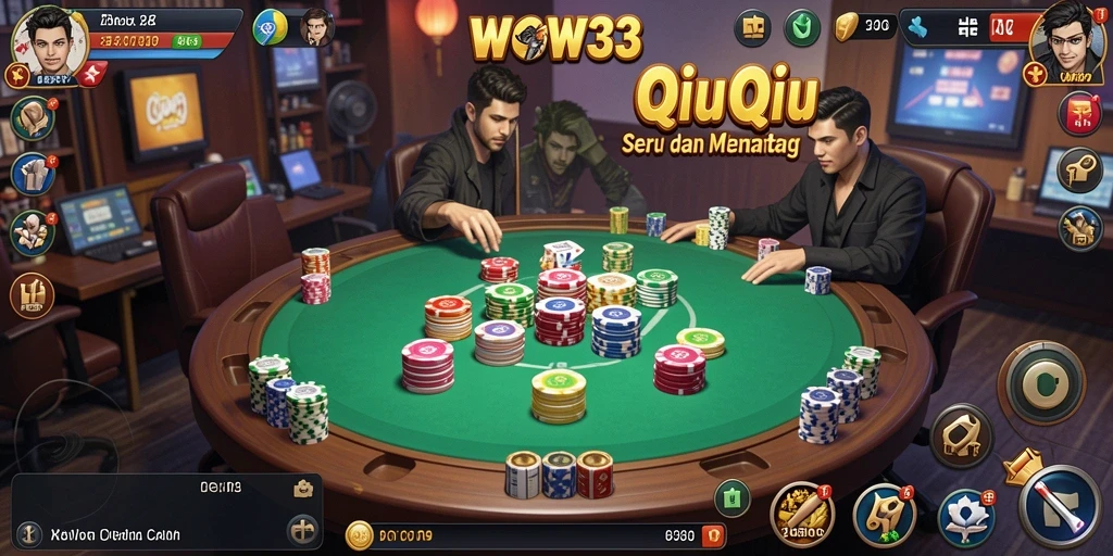 Screenshot gameplay QiuQiu yang menarik dan menegangkan.